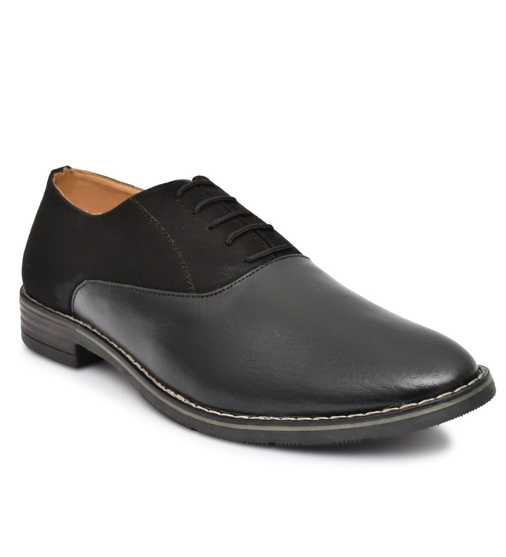 Men's Synthetic Leather Formal Shoes (Black)