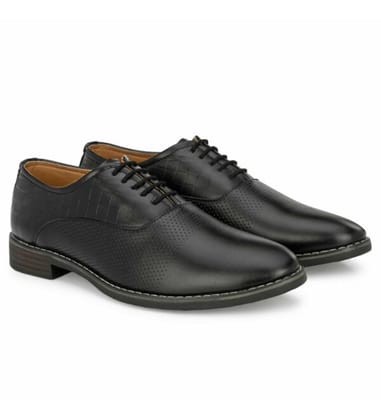 Men's Synthetic Leather Formal Shoes (Black)