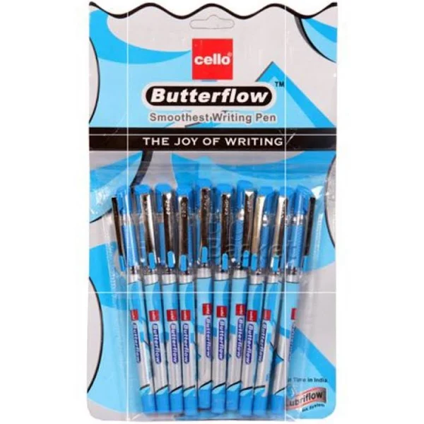 Cello Butterflow Blue Ball Pens pack of 40