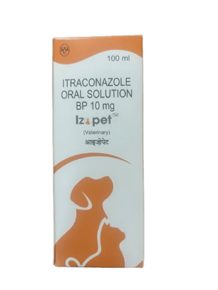  Itraconazole Oral Solution 10mg for Dogs and Cats - 100ml