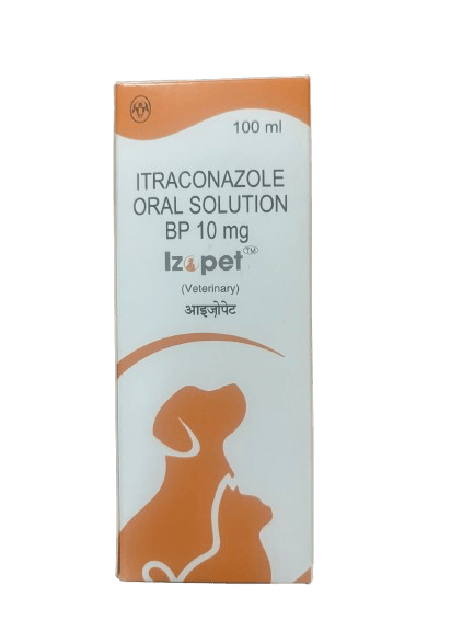  Itraconazole Oral Solution 10mg for Dogs and Cats - 100ml