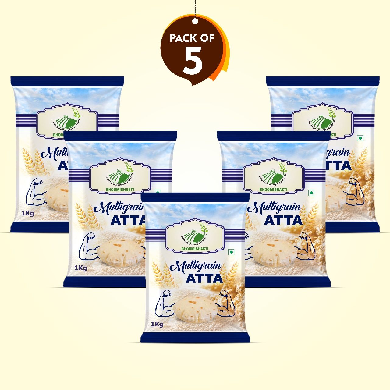 Multi Grain Atta (5 Kg)