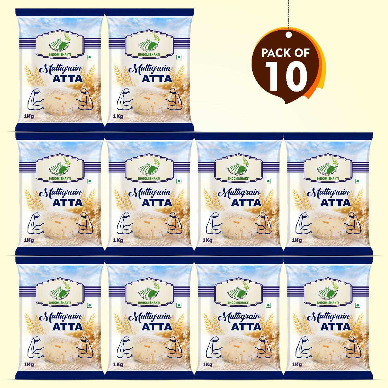 Multi Grain Atta (10 Kg)