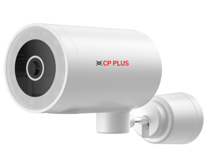 CP PLUS 4MP QHD Wi-fi Outdoor Bullet Security Camera | 180 Degree with Tilt | Two Way Talk | Human Motion Detection | Night Vision | Supports SD Card (Up to 128 GB) | Alexa & OK Google - CP-V48A