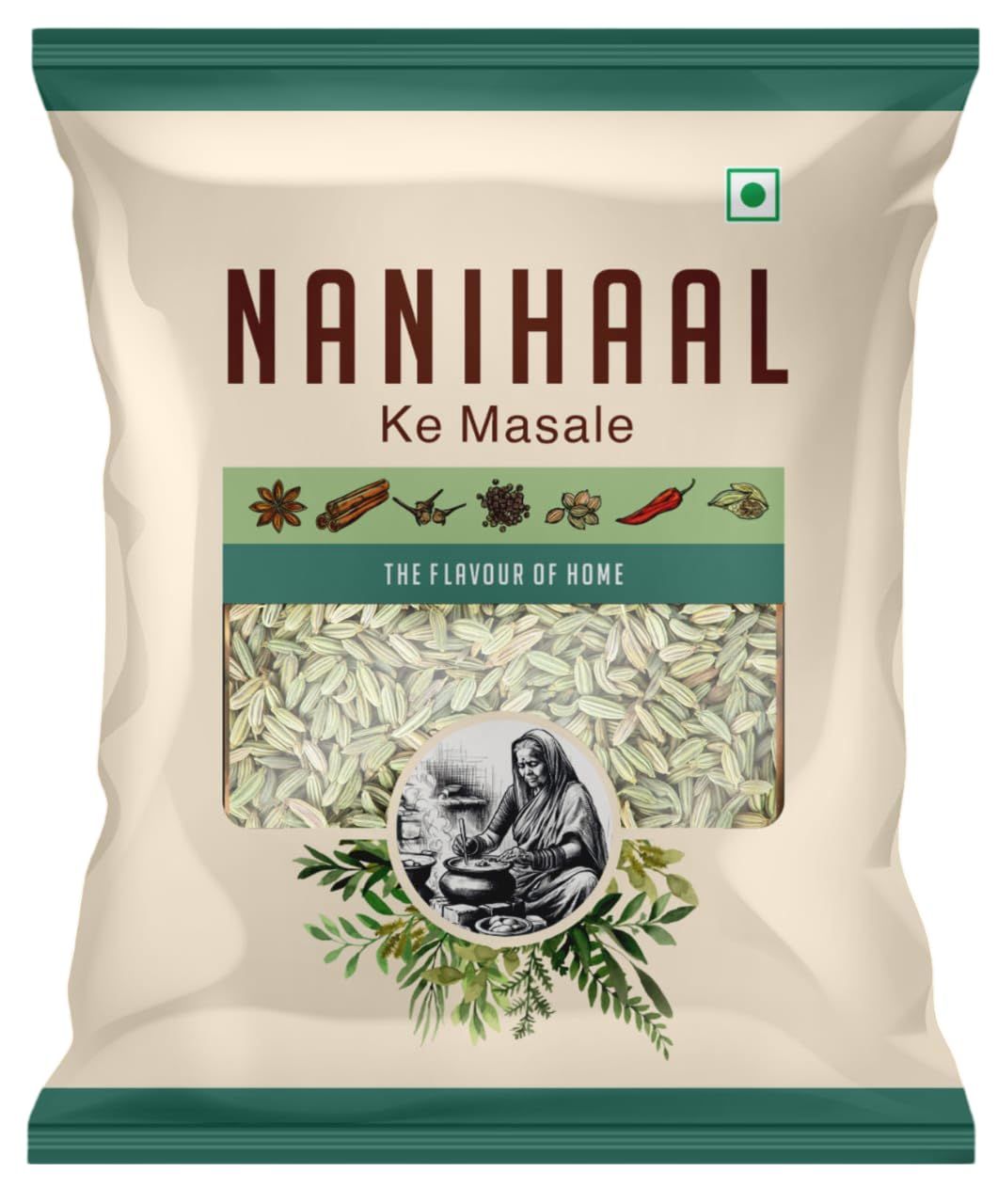 NANIHAAL Fennel (Saunf) Whole | No Added Colours | No Added Preservatives