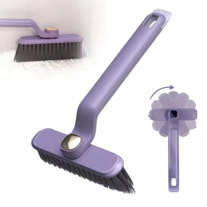 WUGO::Multi-Function Bathroom 360 Degree Rotating Crevice Cleaning Brush, Clean The Dead Corners of Bathroom Kitchen Tiles, Hard Bristle Gap Cleaning Brush for Home, Window, Kitchen, Toilet.