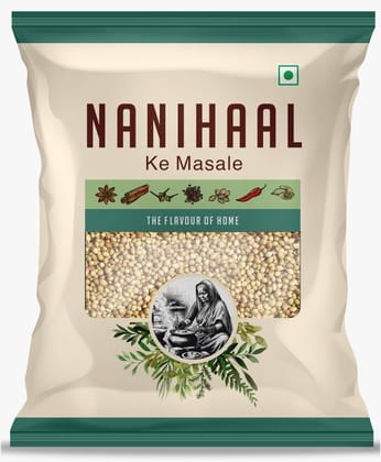 NANIHAAL Pure and Natural Coriander Seeds/Whole Dhaniya Seeds Indian Masala