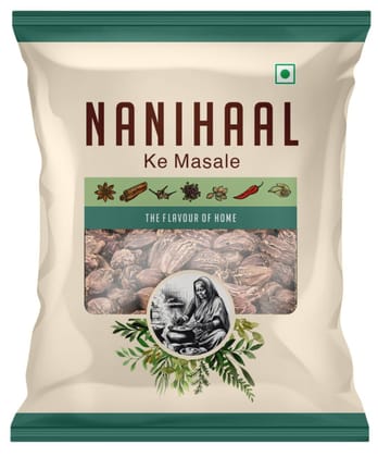 NANIHAAL Cardamom (Black Elaichi) Whole | No Added Colours | No Added Preservatives