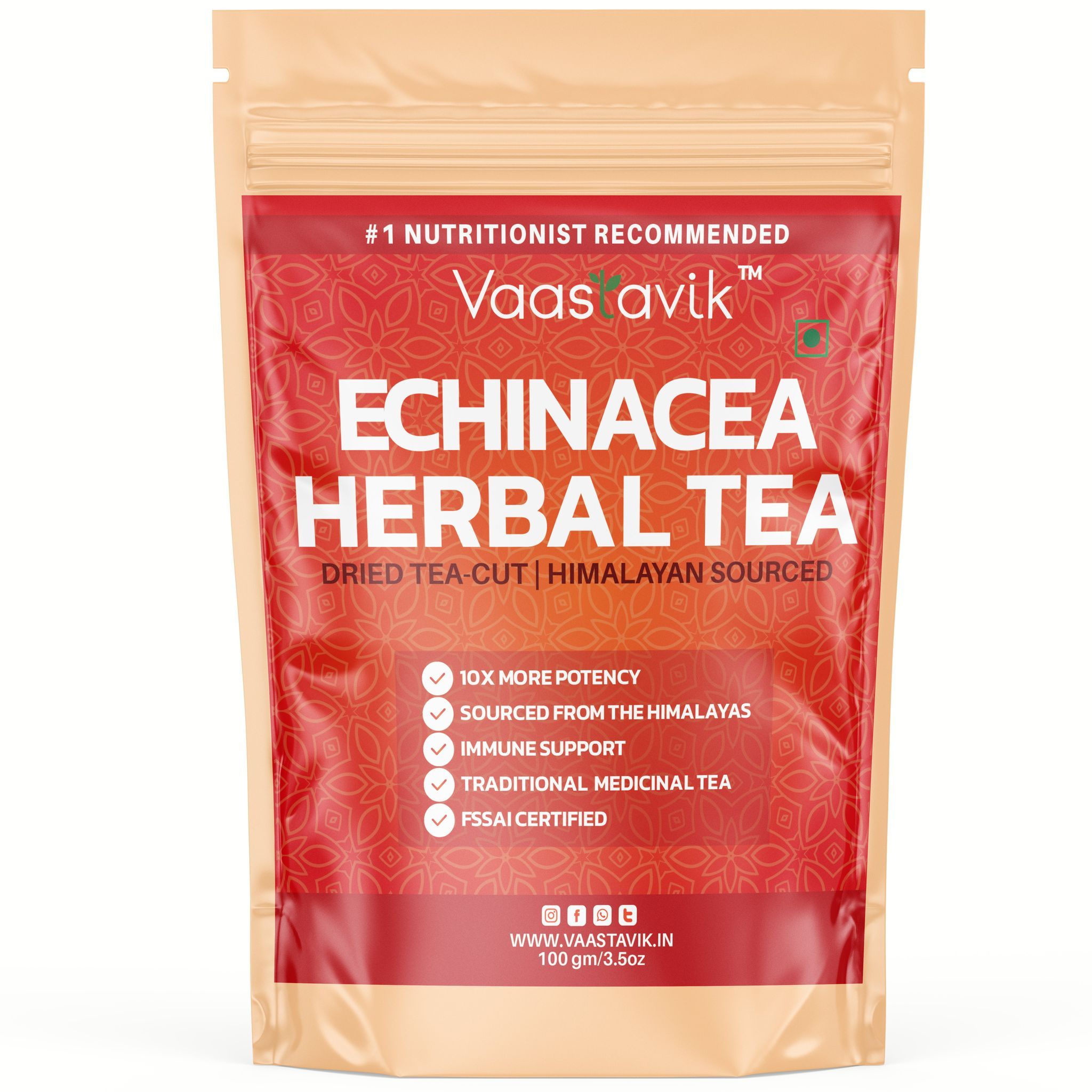 Vaastavik Pure Echinacea Tea 100 gm