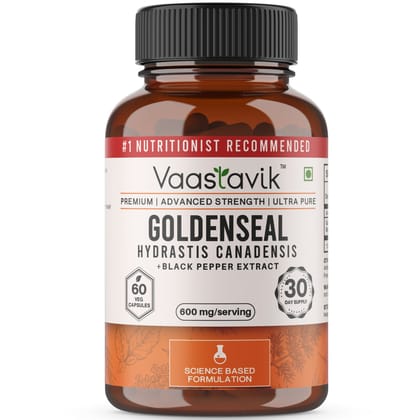 Vaastavik Goldenseal Root Capsules 600 mg