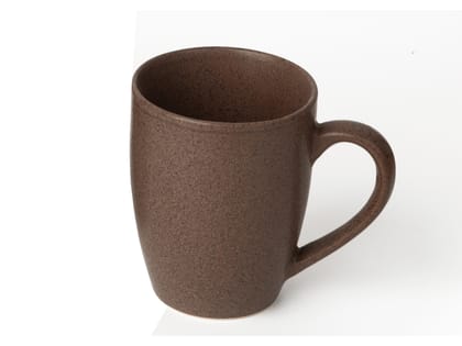 Handcrafted Ceramic Coffee Mug and Tea Cup – 300ml Microwave-Safe Stoneware, Elegant Design, Perfect for Home or Office Use (Pack of 1) Coffee Brown