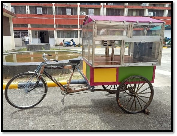 AIR COOLED VENDING CART