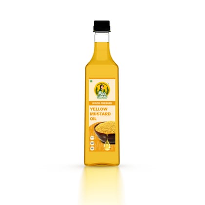 Maa Farming Wood-Pressed Yellow Mustard Oil - 1L