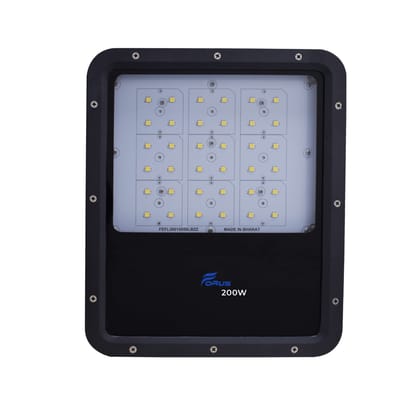 Forus 200W LED Flood Light 2 Years Warranty, IP67 Waterproof Outdoor LED Flood Lights, High Mast Focus Light, Halogen Flood Light for Factory, Garage, Parking,Garden,Shop,Warehouse,Tent - Cool White - 1Pc