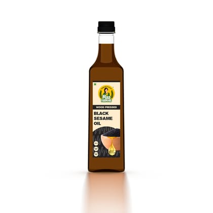 Maa Farming Wood-Pressed Black Sesame Oil - 1L