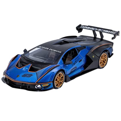 KTRS ENTERPRISE 1:24 Alloy Metal Pull Back Die-cast Car Model Pull Back car Super Openable Doors Sound and Light Doors & Light Music Boys Toys for Kids (Rambo SCV12)