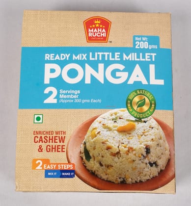 Maha Ruchi Ready Mix Little Millet Pongal, 200g