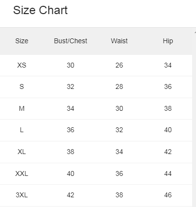 Size Guide