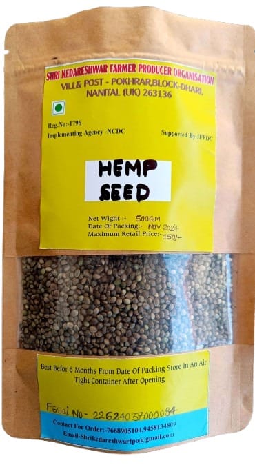  Hemp Seeds - 500 Grams