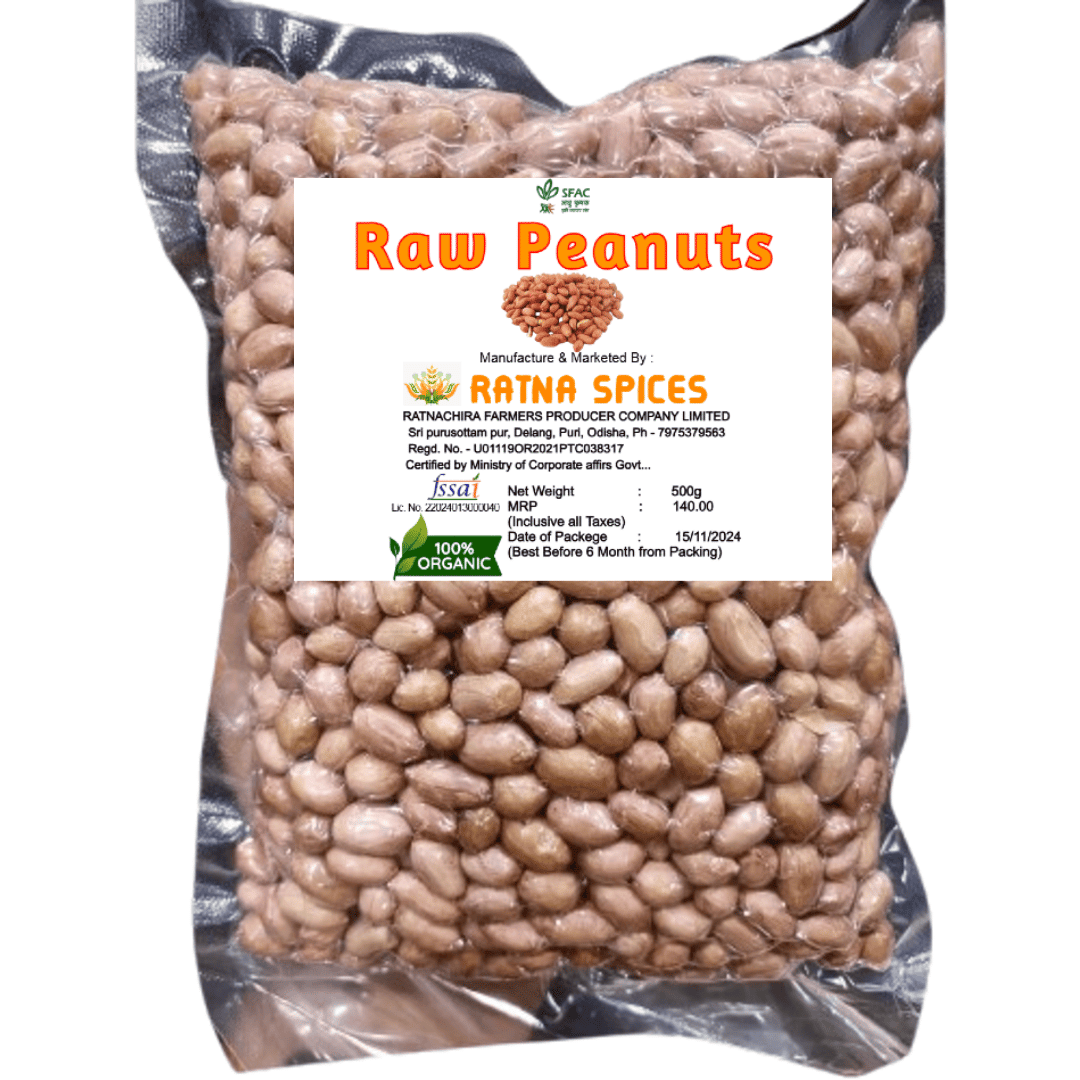 Organic Raw Peanut 500g