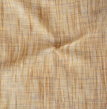 JHANSI DEVI KHADI-Natural Brown Linen Fabric