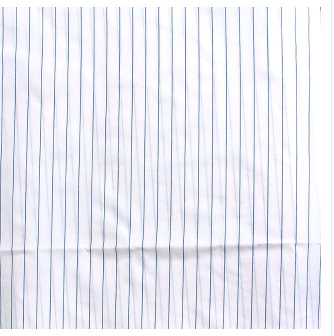 JHANSI DEVI KHADI- Wrinkle-Resistant Striped Cotton Poplin Fabric