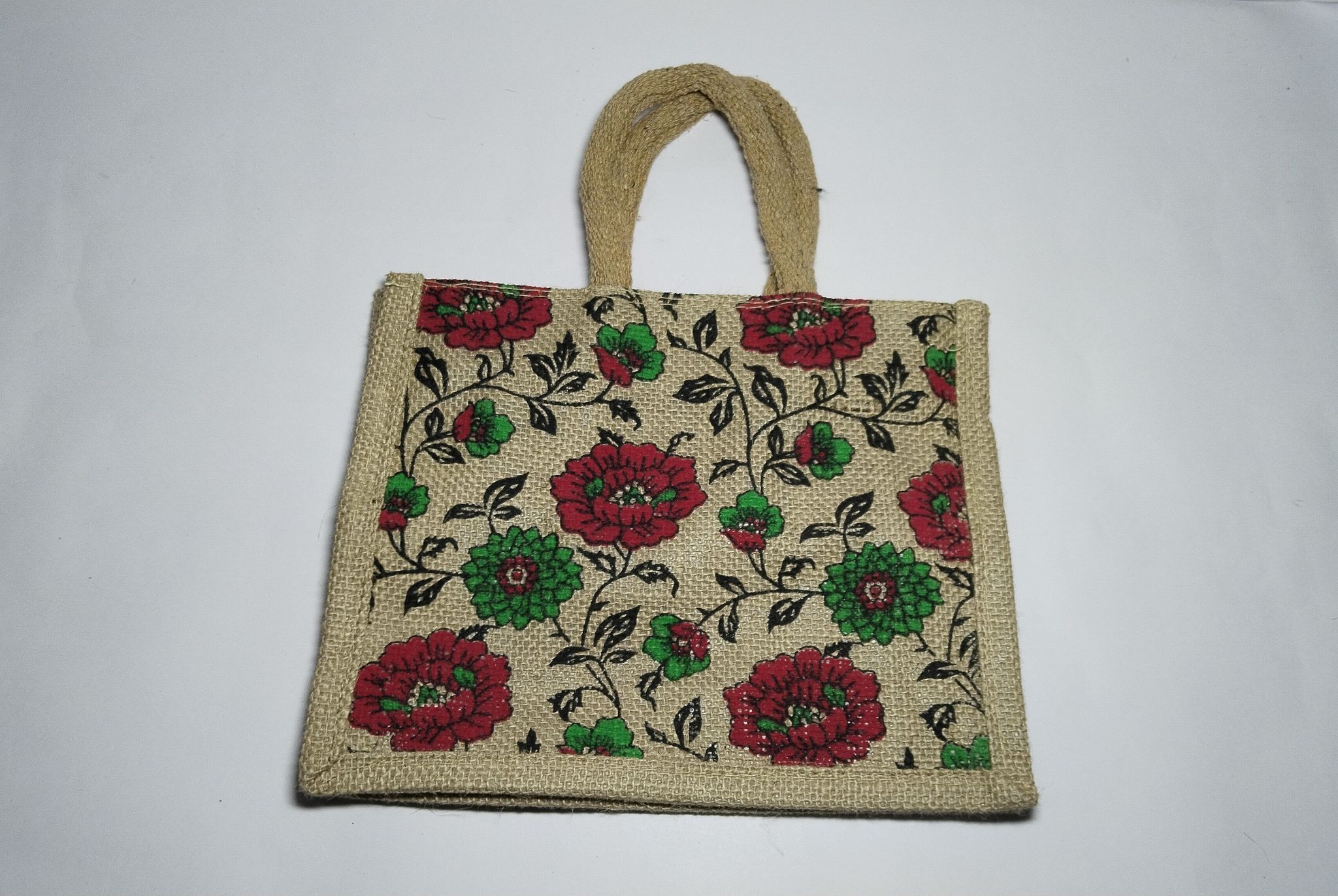 Floral Jute Bag