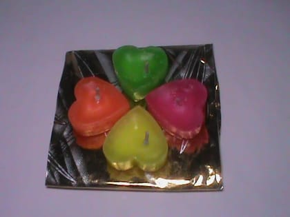 Heart-Shaped Candles