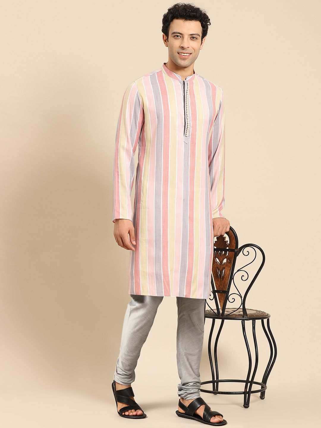 Amodh by Kisah Men's Multi Kurta Set