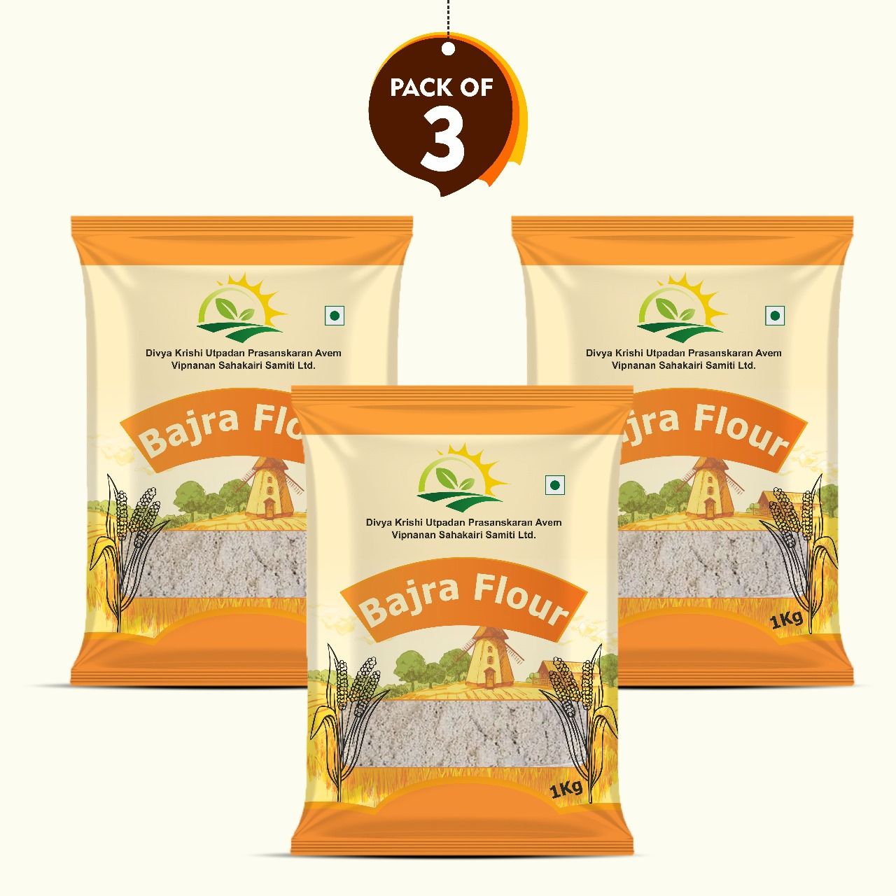 Bajra Flour (Pack of 3)