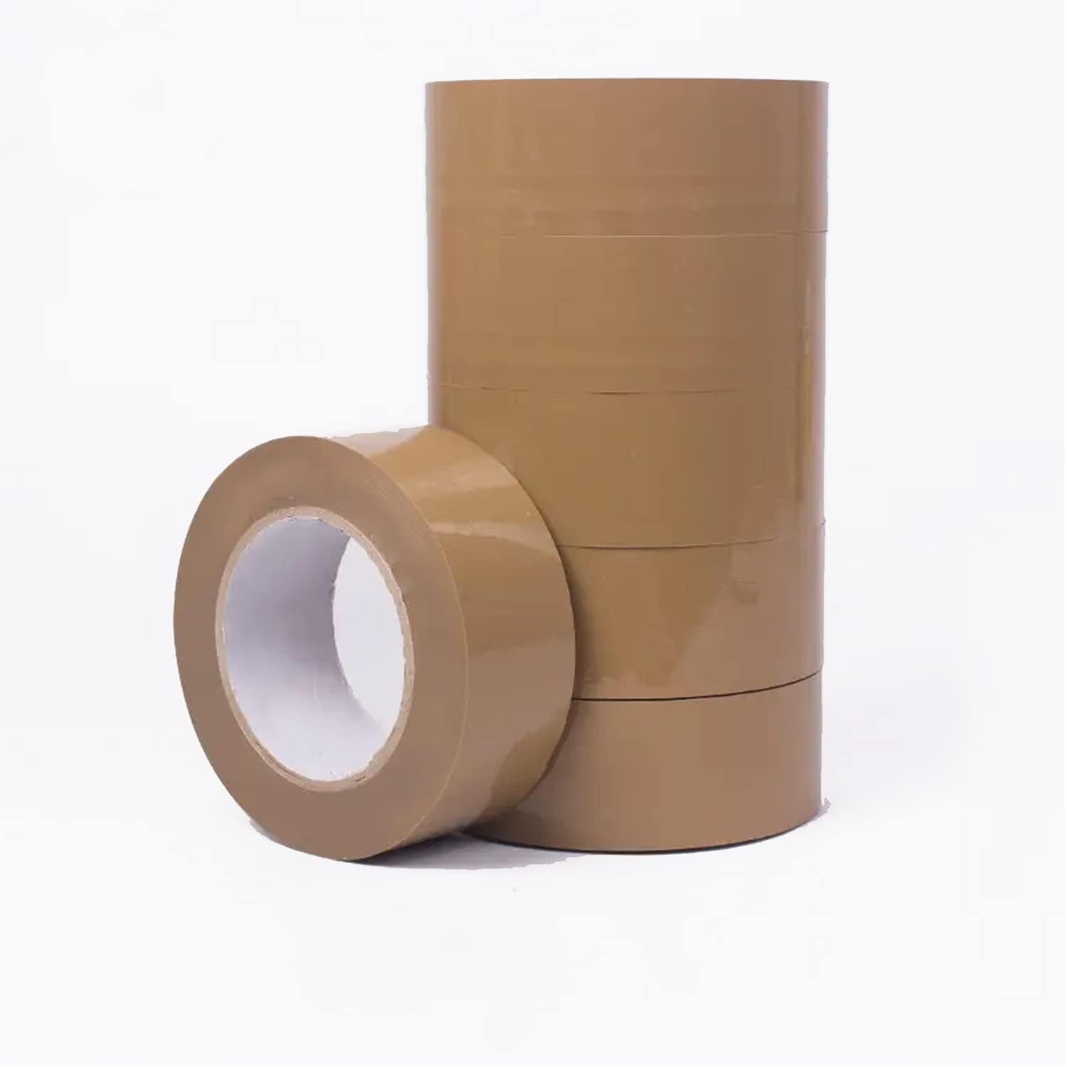  6 Rolls of 2 Inch Wide x 110 Yard Long Brown Packing Tape