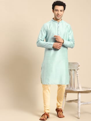 Amodh by Kisah Men's Green Kurta Set