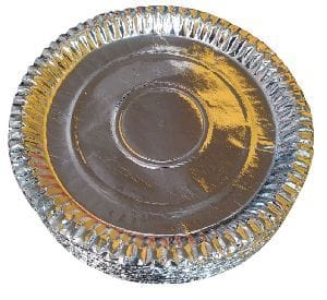  Silver Disposable Paper Plates