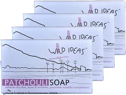 Wild Ideas Patchouli Body Soap (Set of 4)