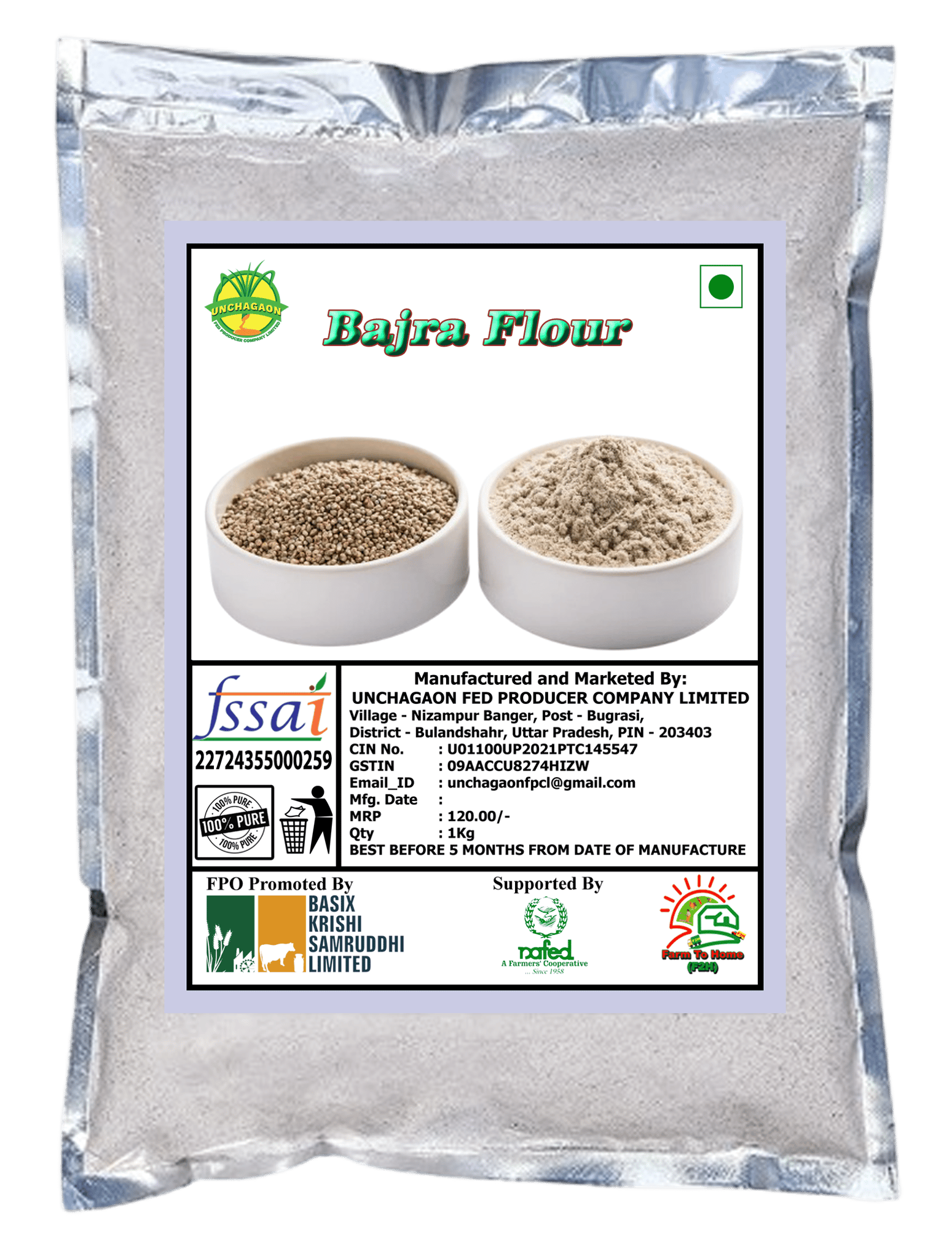 Bajra Flour, 1kg