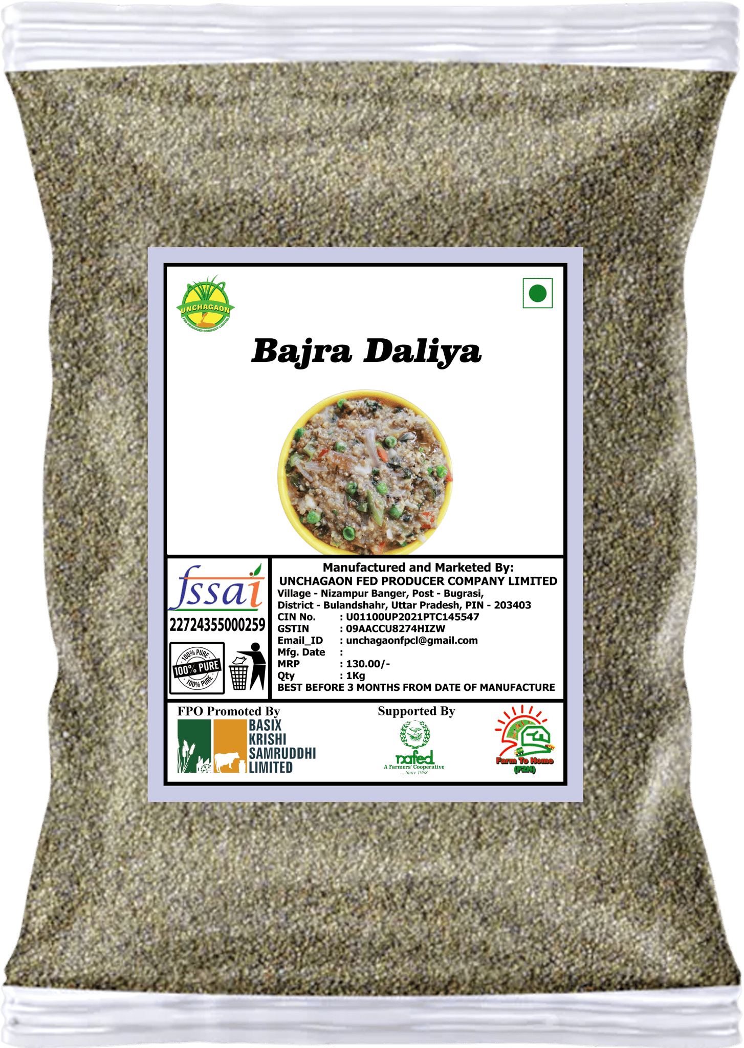 Bajra Daliya, 1 Kg