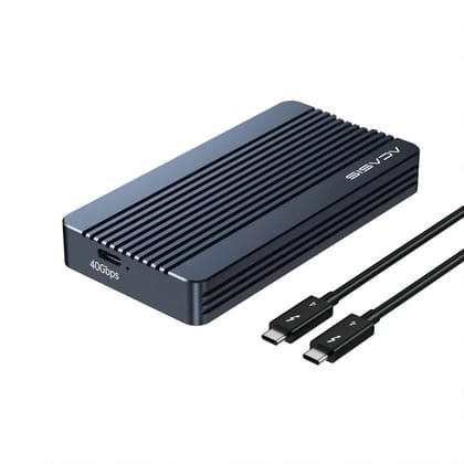 ACASIS 40Gbps M.2 NVMe SSD Enclosure, Tool Free Installation, Compatible with Thunderbolt 4/3/USB4, Support M-Key/B+M 2280 Size, for M1/M2 Pro/Max