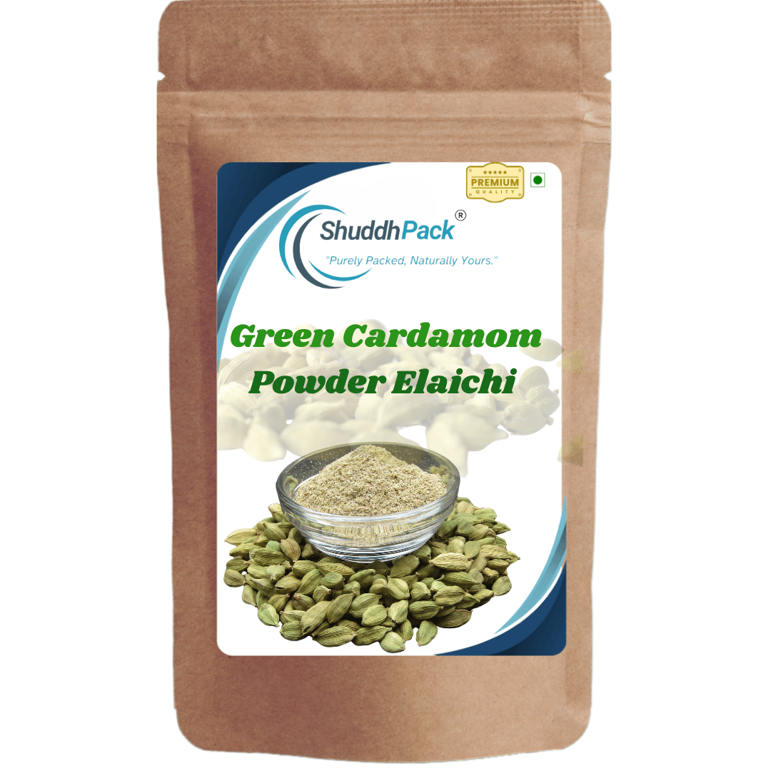 Shuddh Pack Green Cardamom Powder Elaichi 50 Grams