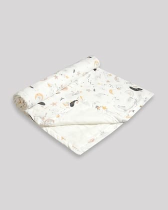 Baby Blanket Dreamy Night White