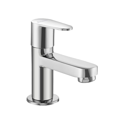 Parryware UNO Pillar Cock for Bathroom wash basins | Chrome Finish | with Honeycomb Type Aerator | 10 Years Warranty | G5001A1/T5001A1