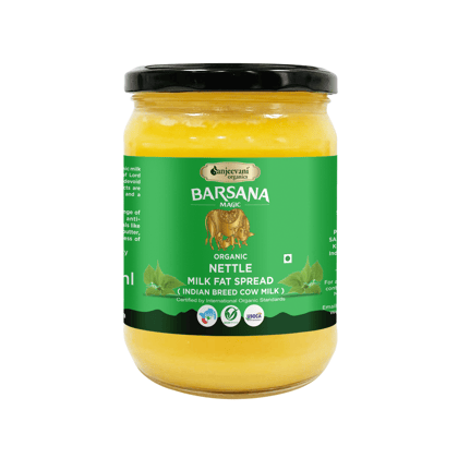 Sanjeevani Organics Organic Nettle Milk Fat Spread with Himalayan Nettle Leaf | Reduce Inflammation & Promotes Health | Helps to Boost Energy | No Added Sugar