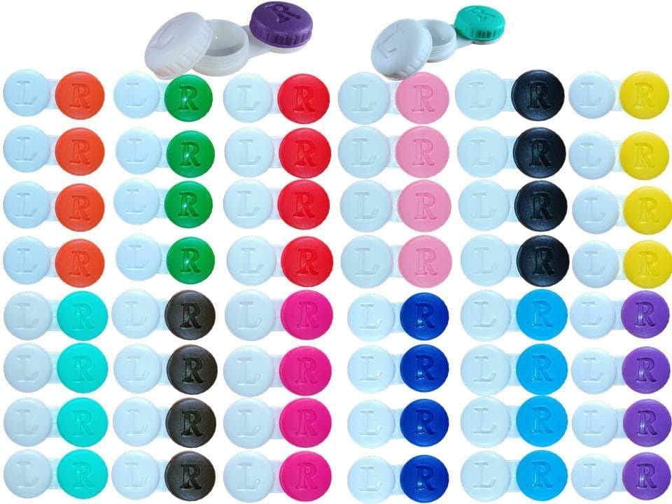 MD Multi Color New Contact Lens Case (Pack of 100 Cases)