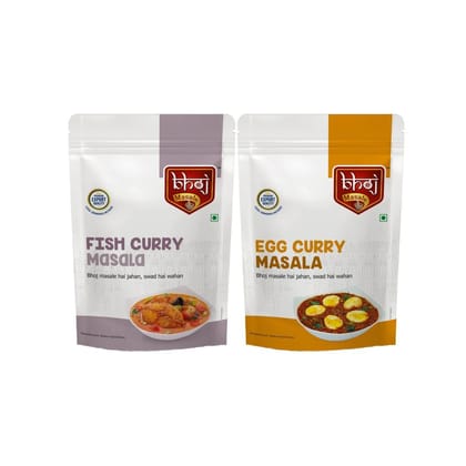 Fish & Egg Curry Masala Combo 400gm