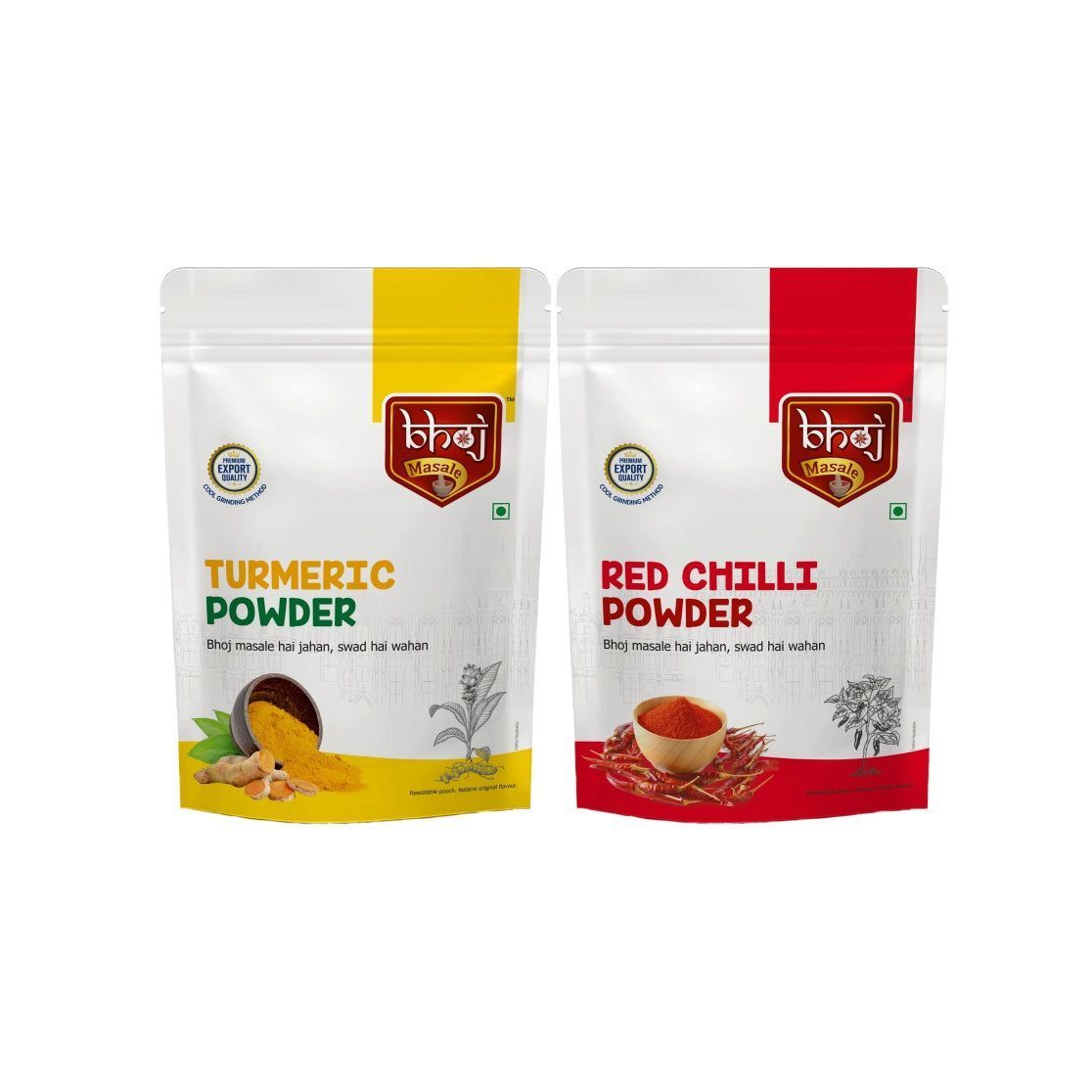 Turmeric & Red Chilli Powder Combo 400gm