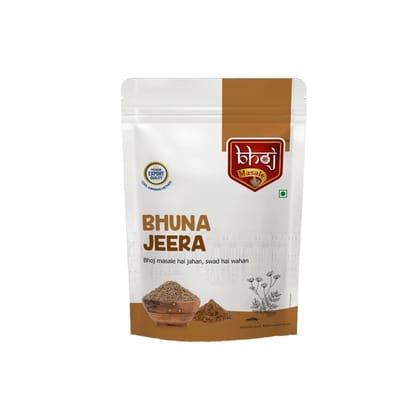 Bhoj Masale Fresh and Natural Roasted Cumin Powder 200GM Pouch | Bhuna Jeera Powder | Indian Spice Masala | Zero Additives And Preservatives