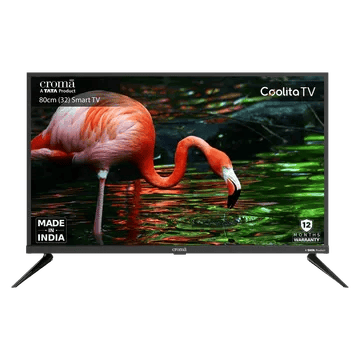 Croma 32 inchHD Ready LED Linux TV with Dolby Audio (2024 model)