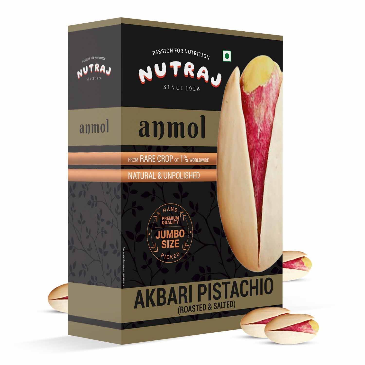 Nutraj Anmol Pista Inshell Akbari 500g