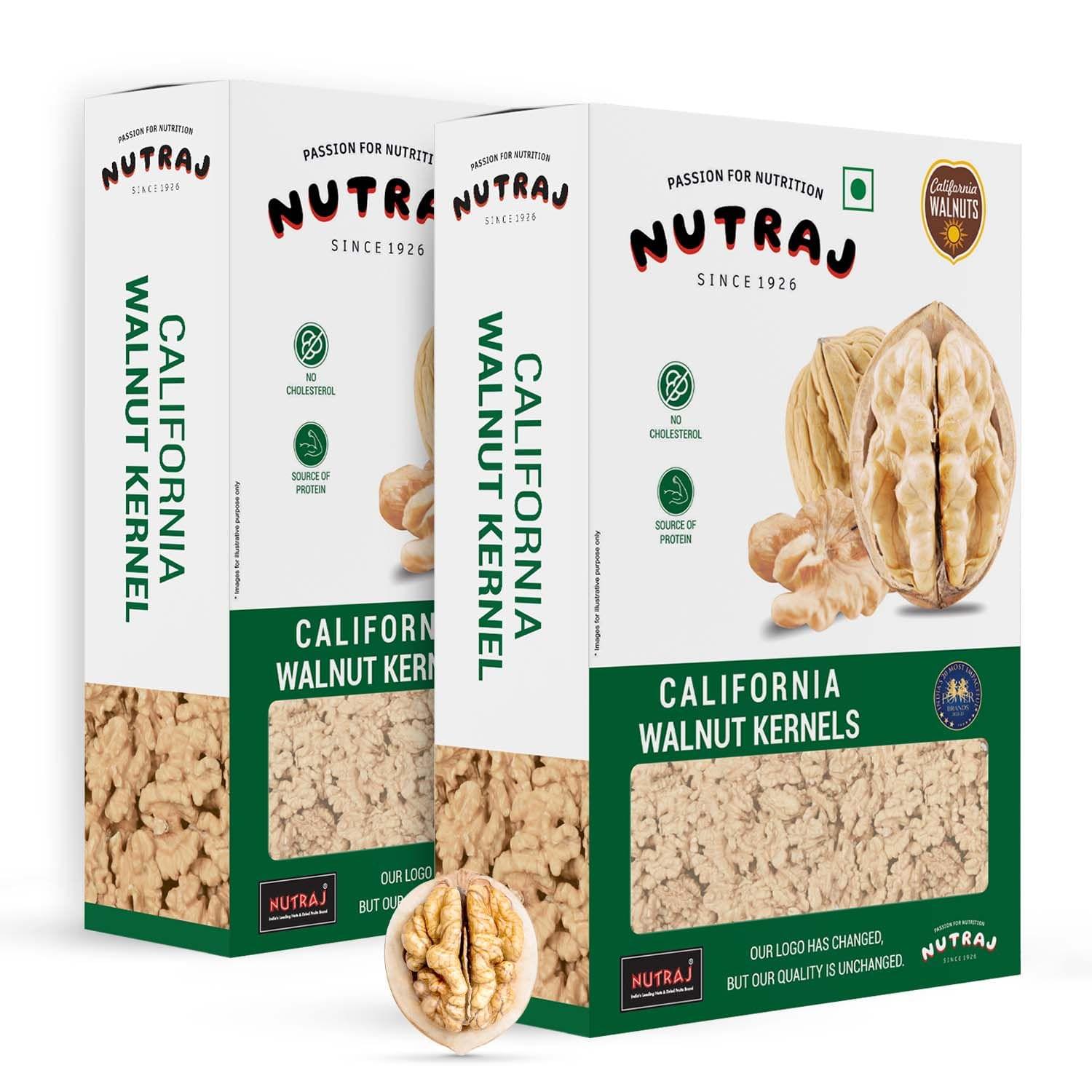 Nutraj California Walnut Kernels 500g (250g X 2)