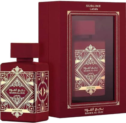 Lattafa Bade'e Al Oud Sublime Eau De Parfum for Men – 3.4 Oz / 100ml – Rich and Luxurious Fragrance