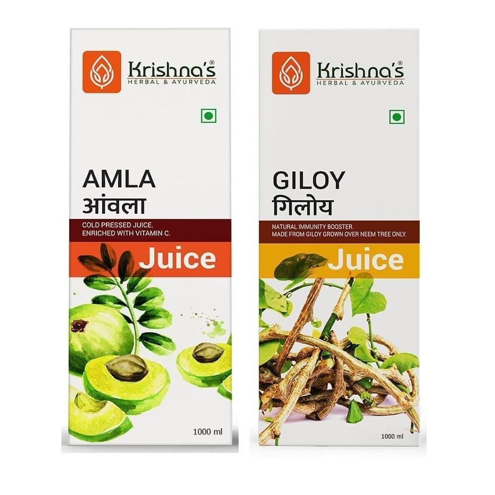 Amla Juice 1000 ml And Giloy Juice 500 ml Immunity combo